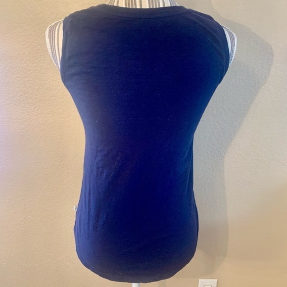 GAP Top XL Girls “GRL PWR” Rainbow Navy 100% Cotton Sleeveless Muscle Tee - Picture 7 of 16